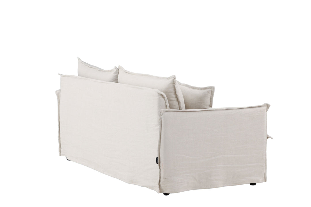 Venture Home Nova Sofa - Wood / Beige Linen