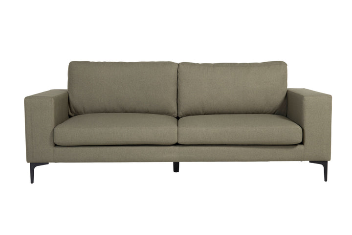 Venture Home Bolero Sofa - 3-seater - dusty Green Fabric - Black Legs