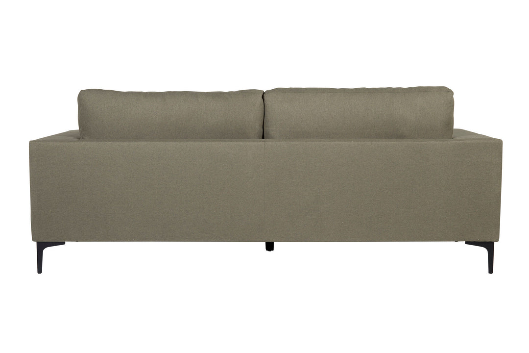 Venture Home Bolero Sofa - 3-seater - dusty Green Fabric - Black Legs