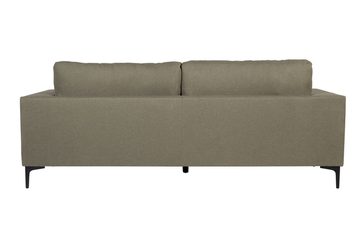 Venture Home Bolero Sofa - 3-seater - dusty Green Fabric - Black Legs