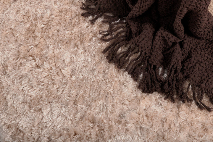 Venture Home Natta Polyester Carpet - Beige - ø200
