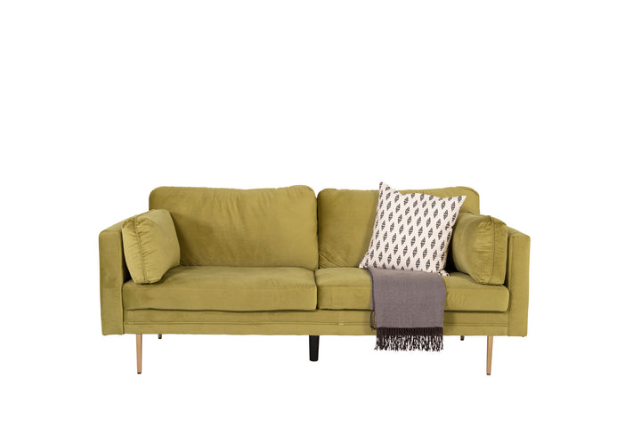 Venture Home Boom - 3 seat sofa Velvet - Spring Green