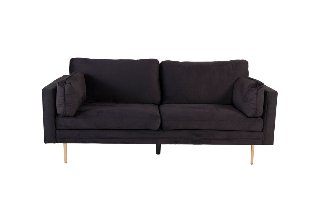 Venture Home Boom - 3 seat sofa Velvet - Black