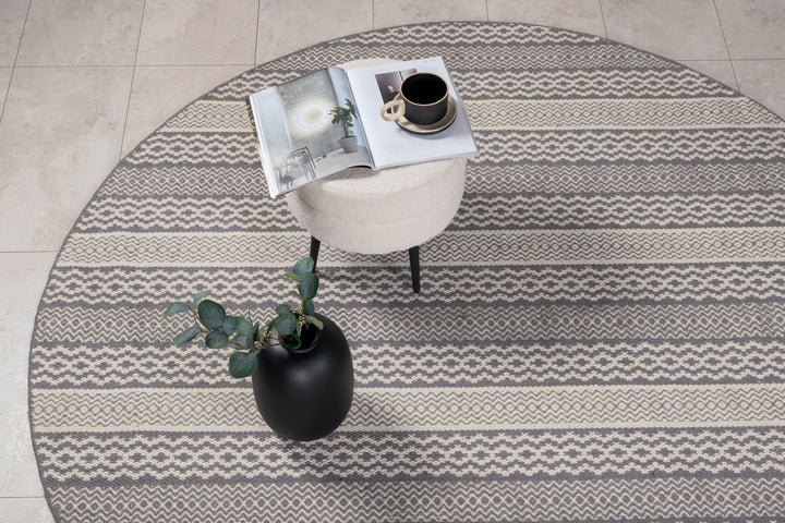 Venture Home Sishu Wool Carpet - ø200 - Light Grey