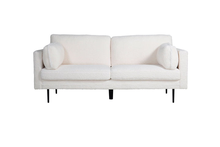 Venture Home Boom 3-seat sofa - Teddy Fabric White