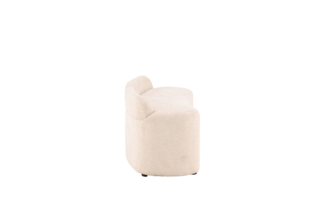 Venture Home Pocatello Sofa - White / White Boucle
