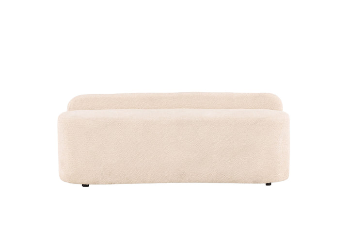 Venture Home Pocatello Sofa - White / White Boucle