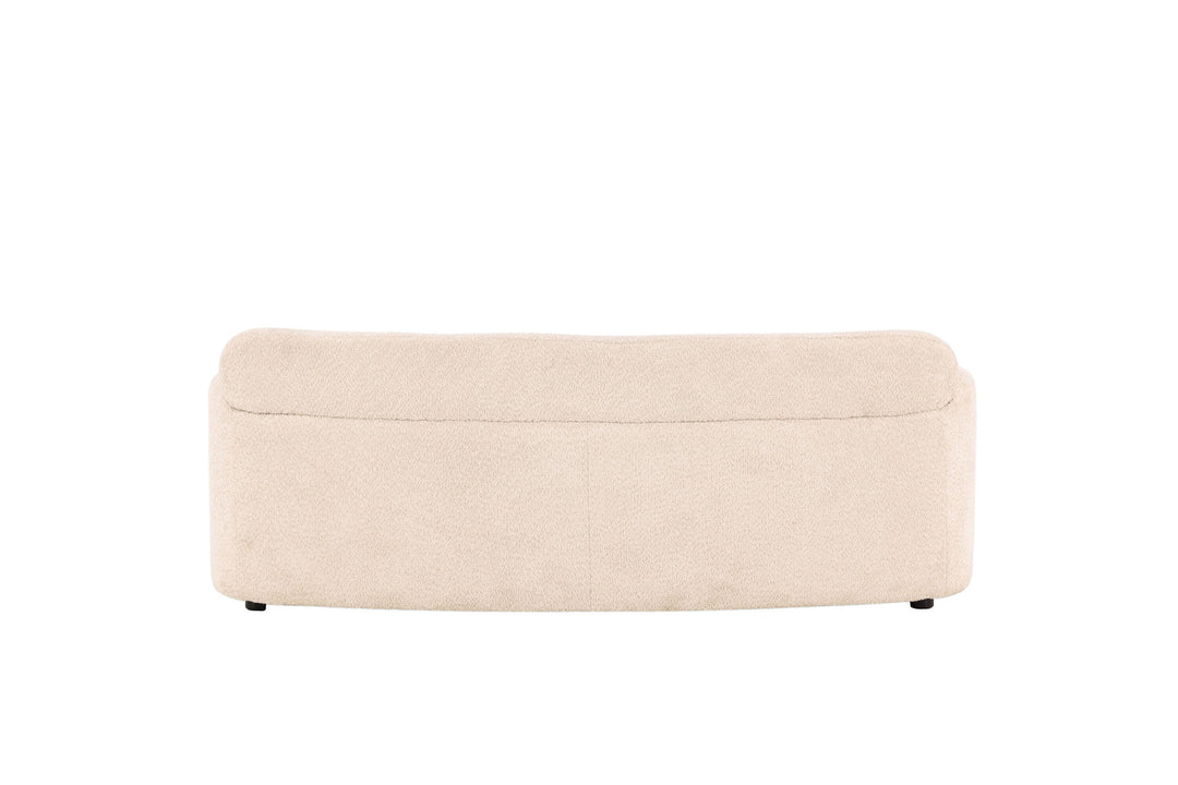Venture Home Pocatello Sofa - White / White Boucle