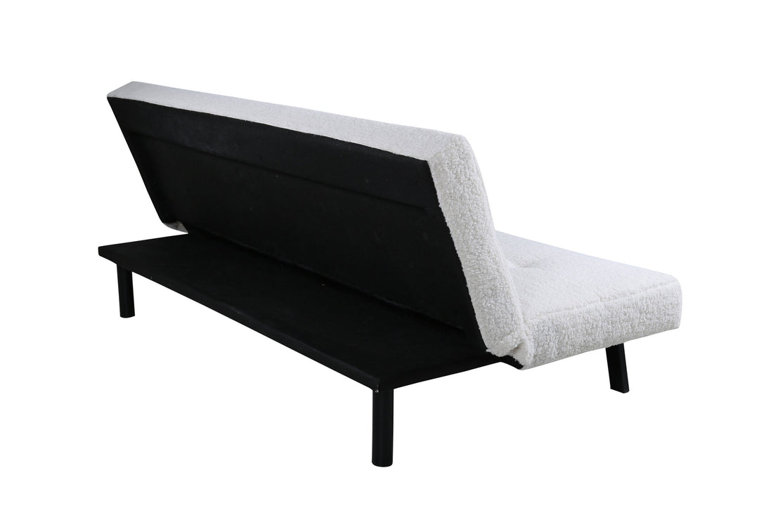 Venture Home Bodil Sofabed - Black / white Teddy