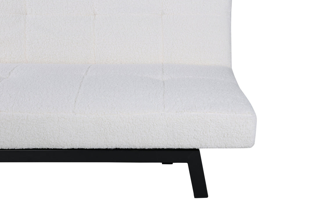 Venture Home Bodil Sofabed - Black / white Teddy