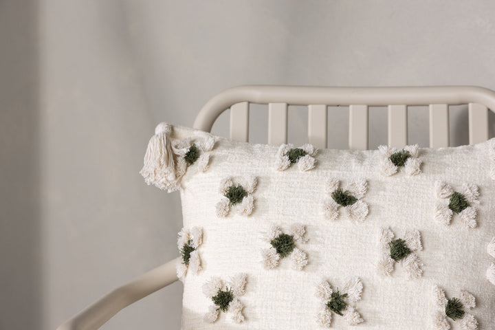 Venture Home Millie Cushion Cover Polychenille - White / 45x45