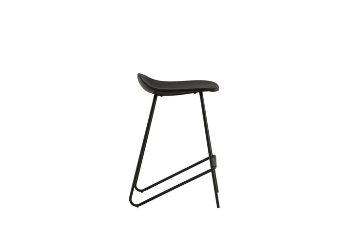 Vind Grebbestad Bar Chair 2-pack - Black / Black PU