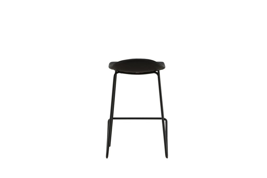 Vind Grebbestad Bar Chair 2-pack - Black / Black PU