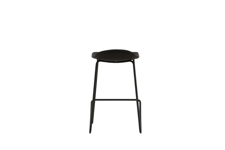 Vind Grebbestad Bar Chair 2-pack - Black / Black PU