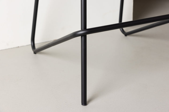 Vind Grebbestad Bar Chair 2-pack - Black / Black PU