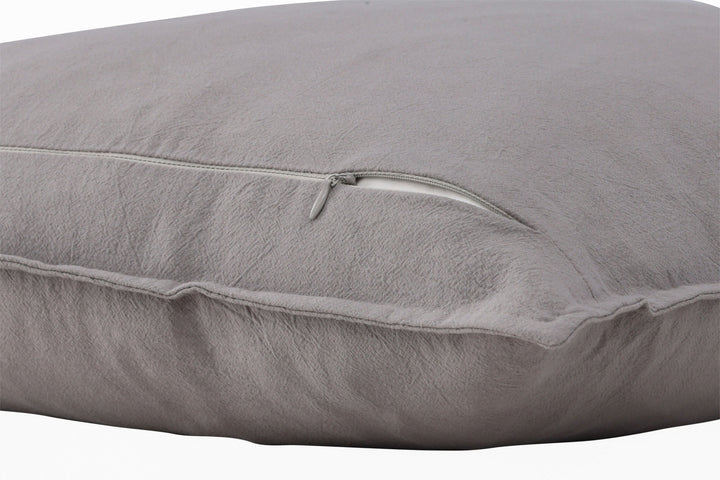 Venture Home Ronja Cushion Cover Washed Cotton - Grey 60x60