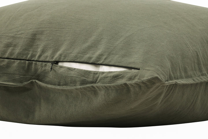 Venture Home Ronja Cushion Cover Washed Cotton - Green 60x60