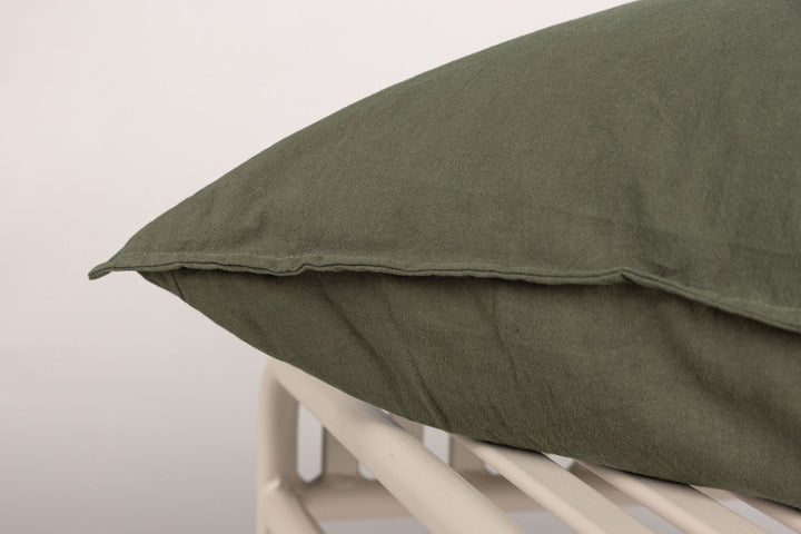 Venture Home Ronja Cushion Cover Washed Cotton - Green 60x60