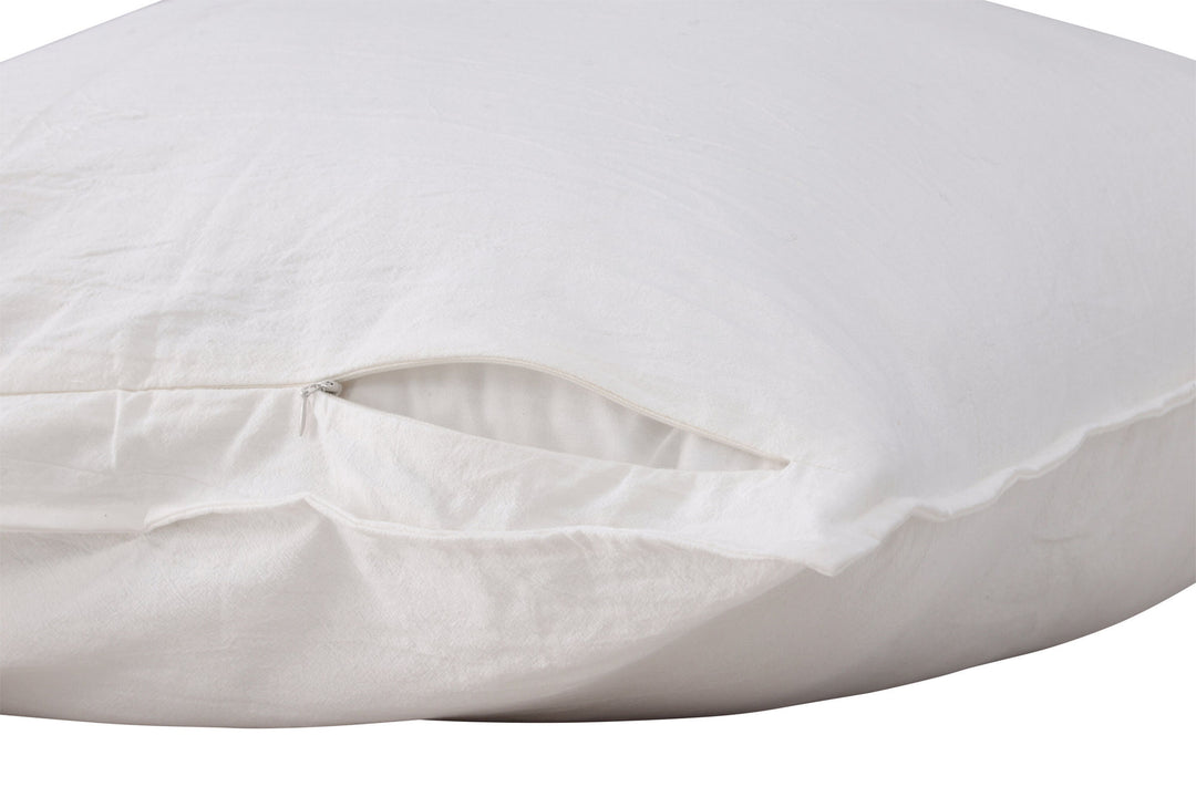 Venture Home Ronja Cushion Cover Washed Cotton - White 60x60