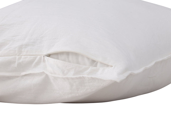 Venture Home Ronja Cushion Cover Washed Cotton - White 60x60
