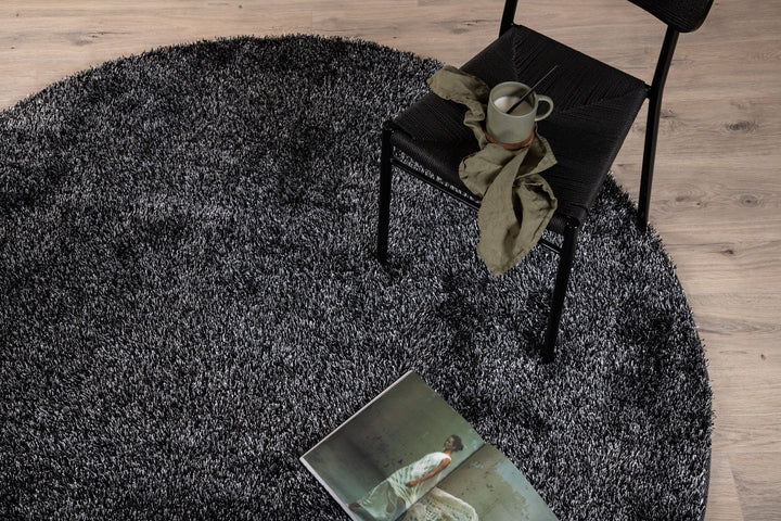 Venture Home Mattis Polyester Carpet - Antracit Grey - ø200
