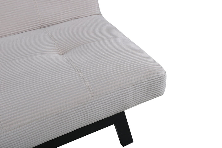 Venture Home Bodil Sofabed - Black / Beige Corduroy