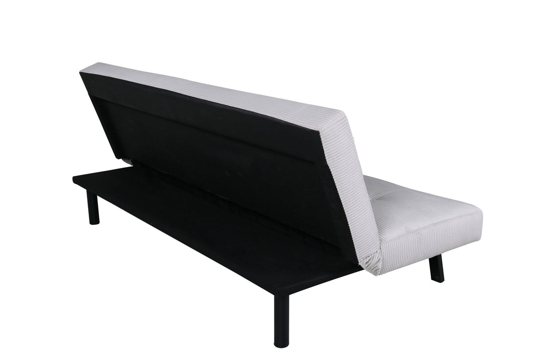 Venture Home Bodil Sofabed - Black / Beige Corduroy