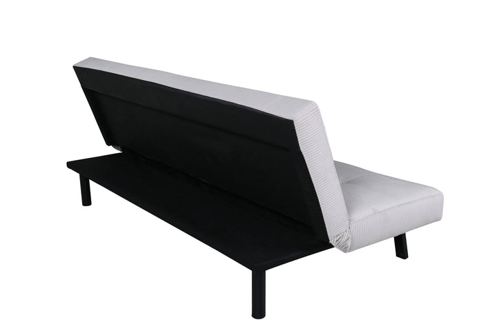 Venture Home Bodil Sofabed - Black / Beige Corduroy