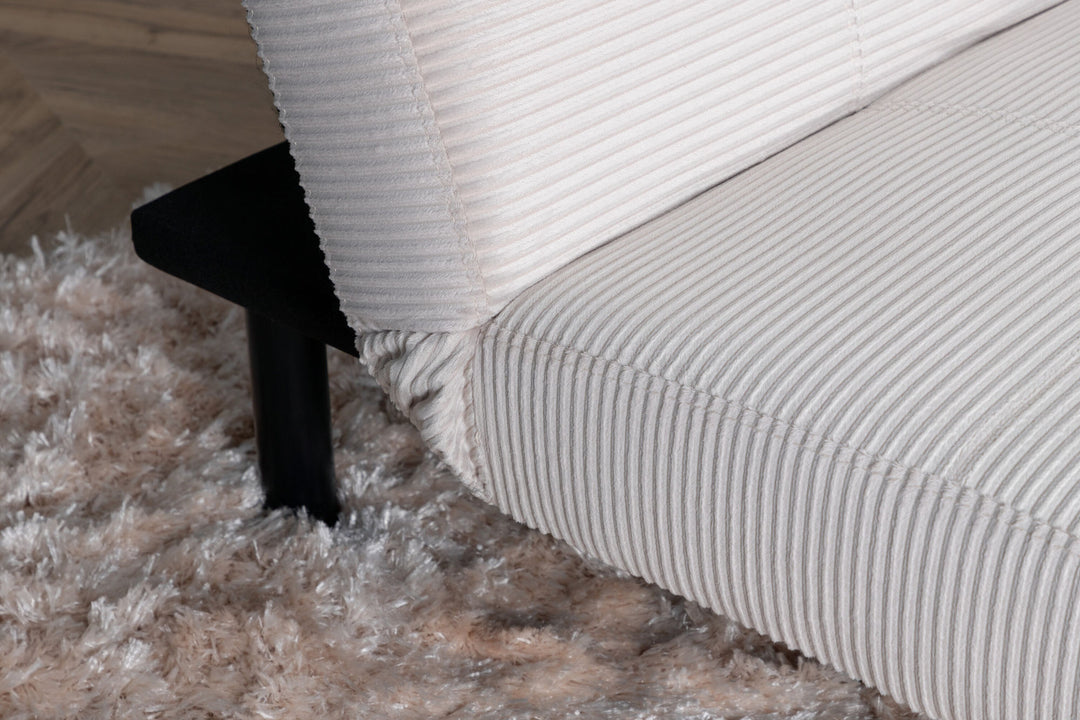 Venture Home Bodil Sofabed - Black / Beige Corduroy