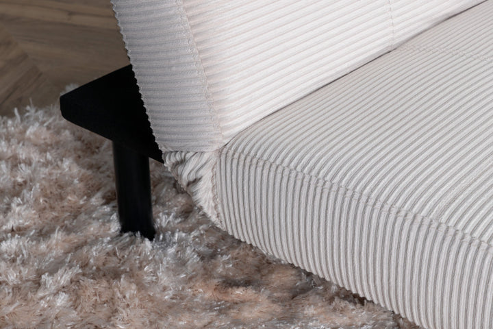 Venture Home Bodil Sofabed - Black / Beige Corduroy