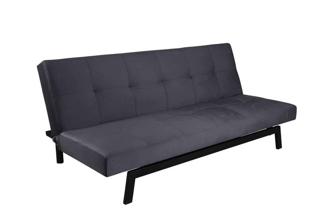 Venture Home Bodil Sofabed - Black / Dark Grey Velvet