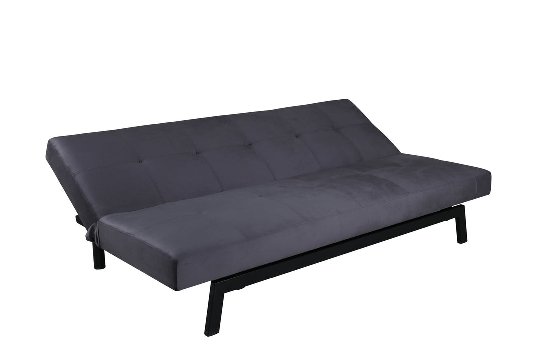 Venture Home Bodil Sofabed - Black / Dark Grey Velvet