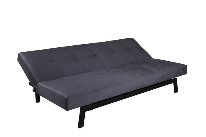 Venture Home Bodil Sofabed - Black / Dark Grey Velvet