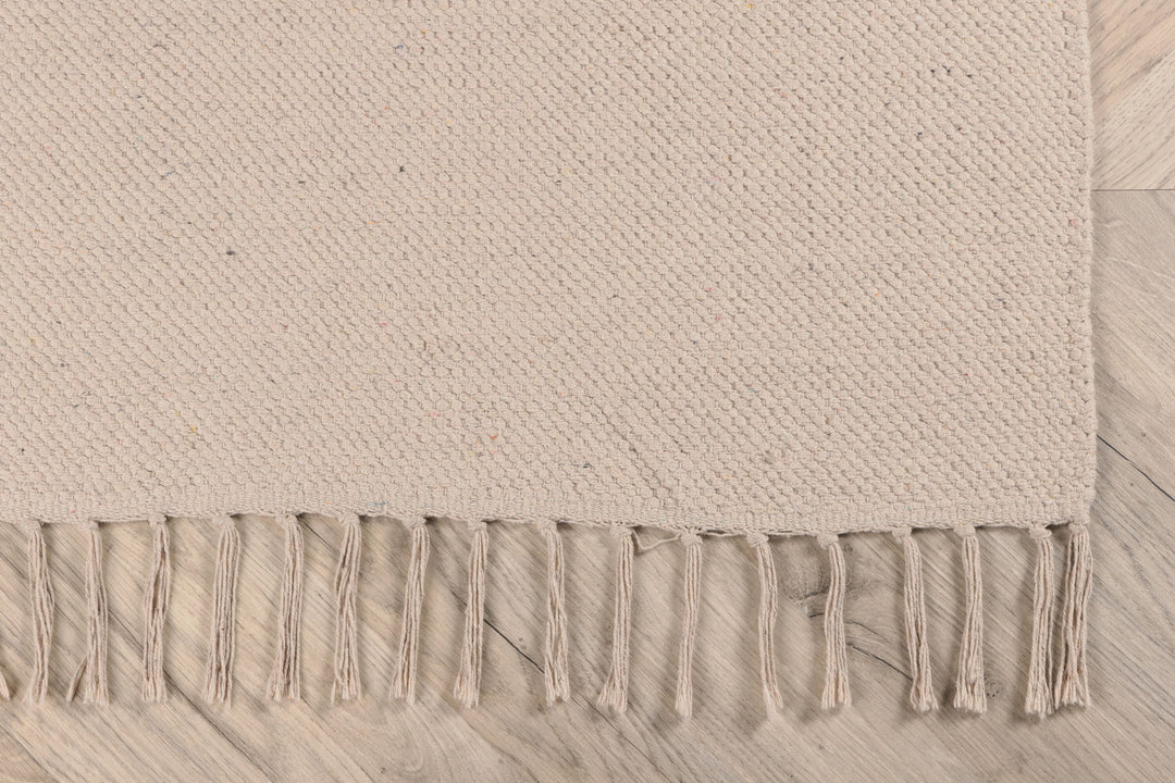 Venture Home Panipat Cotton blend Carpet - 170*240 - Beige