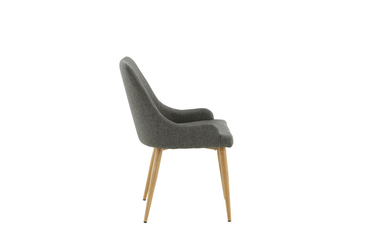 Venture Home Plaza Matstol - Ek-Look / Mörkgrå