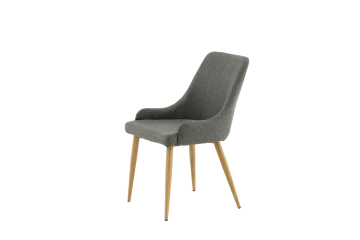 Venture Home Plaza Matstol - Ek-Look / Mörkgrå