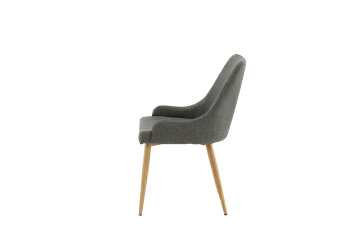 Venture Home Plaza Matstol - Ek-Look / Mörkgrå