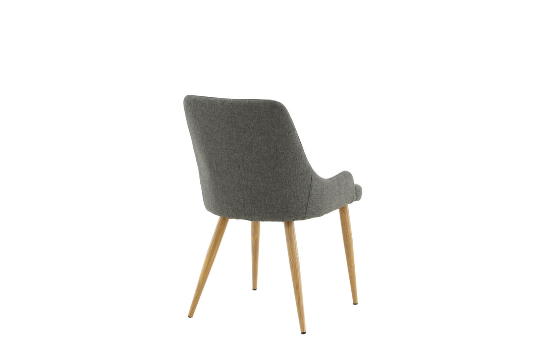 Venture Home Plaza Matstol - Ek-Look / Mörkgrå