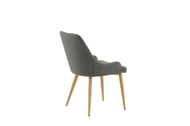 Venture Home Plaza Matstol - Ek-Look / Mörkgrå