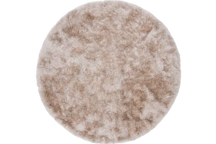 Venture Home Shiva Shaggy Carpet - ø200cm - Champagne