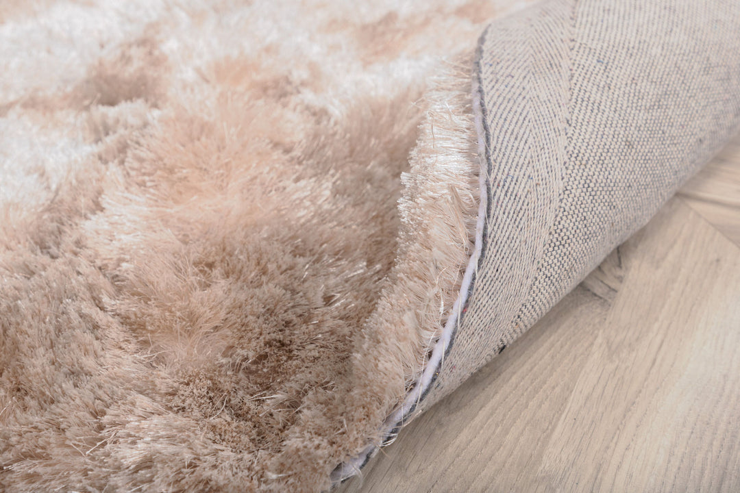 Venture Home Shiva Shaggy Carpet - ø200cm - Champagne