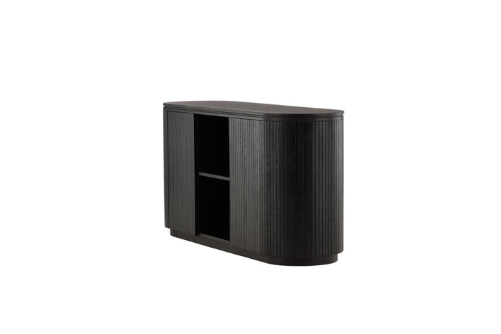 Vind Fjällbacka - High Storage - MDF Veneer / Black Oak/faneer