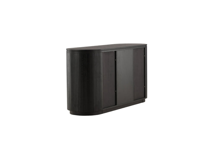 Vind Fjällbacka - High Storage - MDF Veneer / Black Oak/faneer