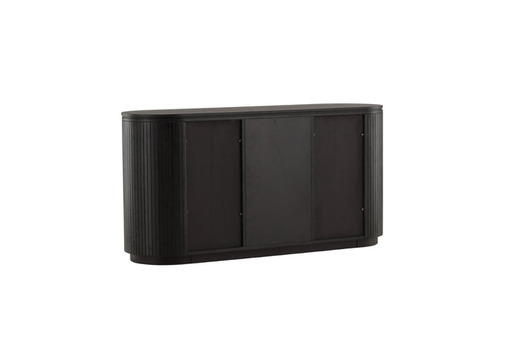Vind Fjällbacka - High Storage - MDF Veneer / Black Oak/faneer