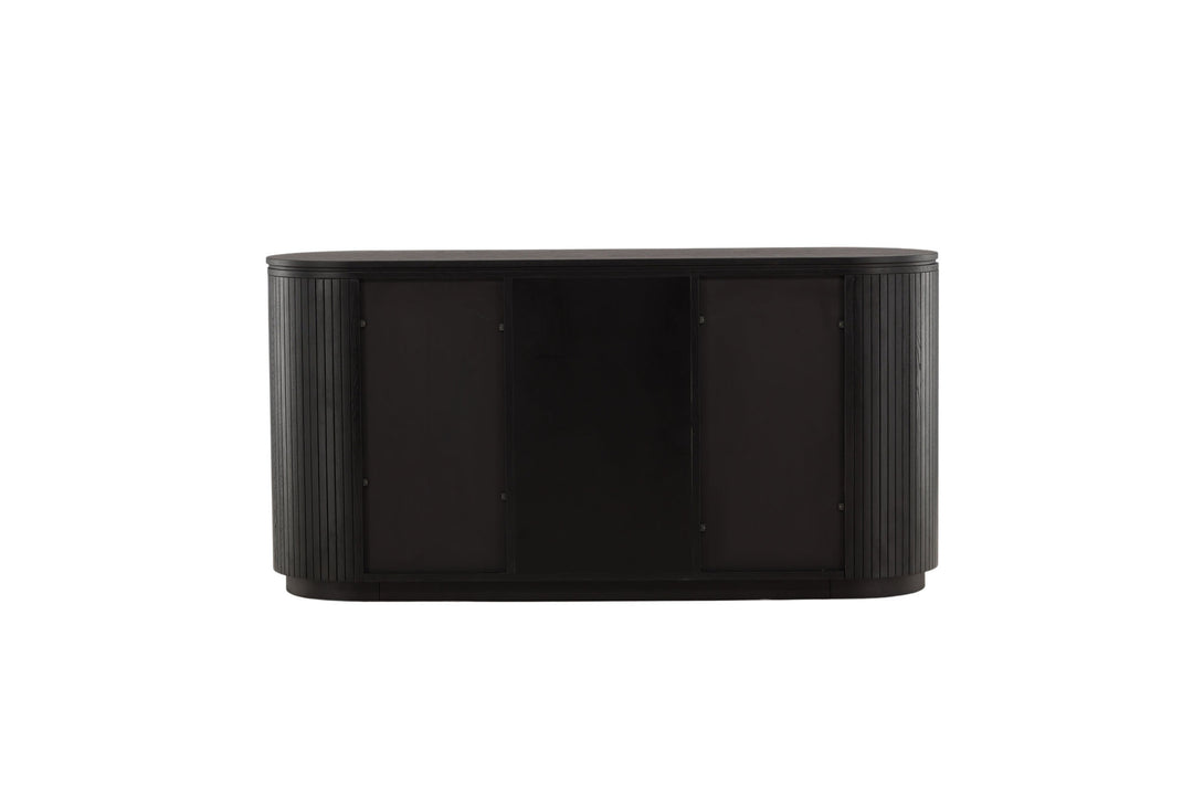 Vind Fjällbacka - High Storage - MDF Veneer / Black Oak/faneer