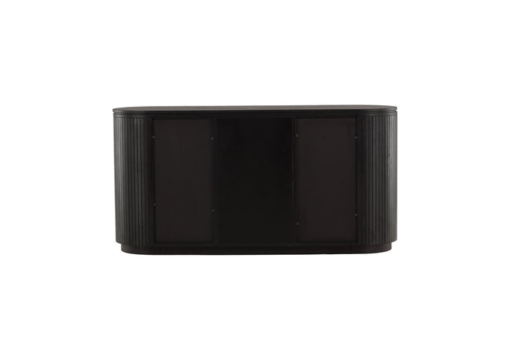 Vind Fjällbacka - High Storage - MDF Veneer / Black Oak/faneer