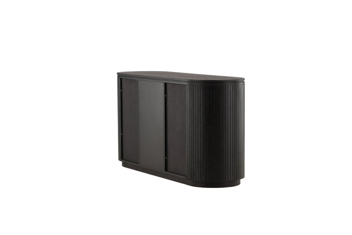 Vind Fjällbacka - High Storage - MDF Veneer / Black Oak/faneer