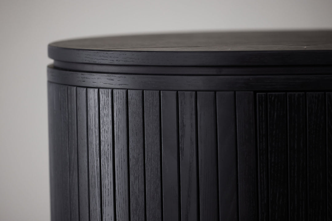 Vind Fjällbacka - High Storage - MDF Veneer / Black Oak/faneer