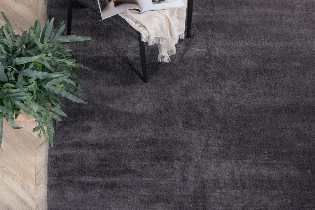 Venture Home Undra Viscose Carpet 250*350 Dark Grey