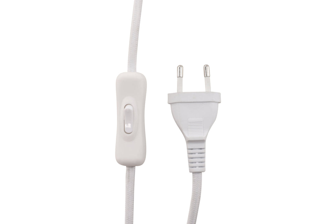 Venture Home Troyes Wall Lamp - Light grey / White glass